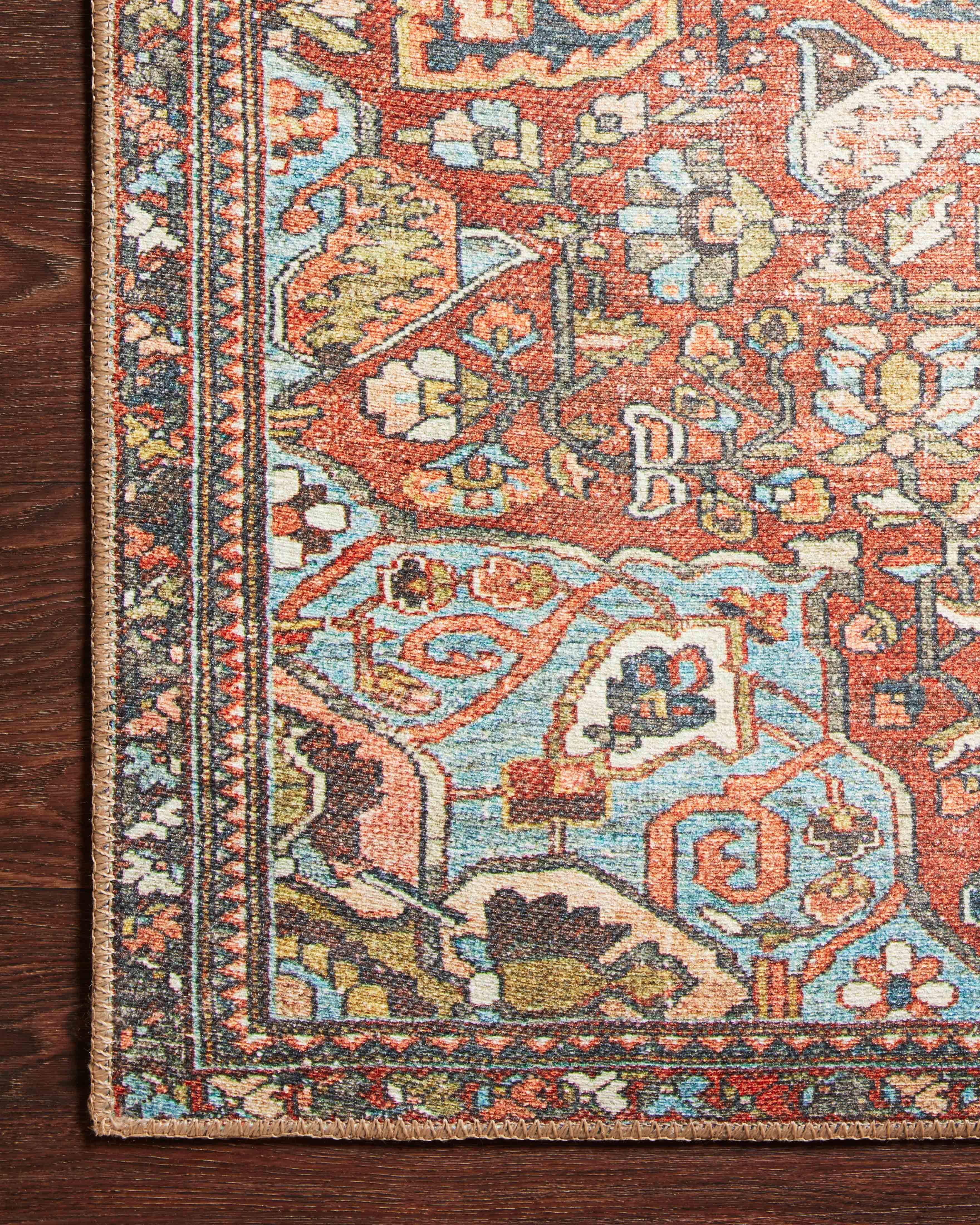 Echo Loom Grand Havana Red / Multi 2'-0" x 5'-0" Accent Rug
