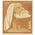 thumbnail image 3 of Bernard Willem Wierink 20x22 Black Modern Framed Museum Art Print Titled - Prophet Head (1992), 3 of 5