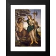 thumbnail image 2 of Sandro Botticelli 14x18 Black Modern Framed Museum Art Print Titled - Pallas and the Centaur (1480-1485), 2 of 5