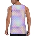 thumbnail image 3 of Gaeub Fish Scale1 Men's Athletic Tank Top, Workout Sleeveless Shirts, Running Tank Tops for Gym, Running, Training - 3X-Large, 3 of 9