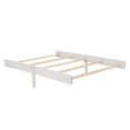 thumbnail image 7 of Evolur Aurora Full-Size Bed Conversion Wooden Rails, Ivory Lace, 7 of 7