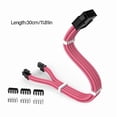thumbnail image 5 of Color CPU 8pin to 4+4pin Detachable Male Extension Cable 11.8in for Motherboards, 5 of 20