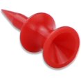 thumbnail image 3 of 100pcs Red Plastic Golf Tees 32mm Small Castle Golf Tees, 3 of 5