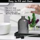 thumbnail image 3 of Set dispensador de jabón YYTSGG de vidrio gris de 400 ml (paquete de 2), 3 of 6
