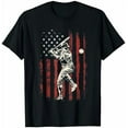 thumbnail image 1 of T-Shirt Équipe de Baseball Drapeau Américain pour Hommes Garçons - comme sur l'Image - 3TG, 1 of 2