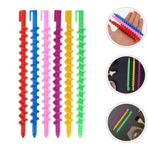 Niceauty Spiral Perm Rods ABS Multi-Color Styling Tool for Home Use 40Pcs