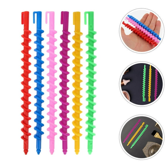 Niceauty Spiral Perm Rods ABS Multi-Color Styling Tool for Home Use 40Pcs