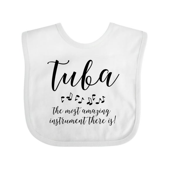 Inktastic Amazing Tuba Boys or Girls Baby Bib