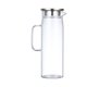 thumbnail image 1 of Jarra de agua portátil de primera calidad, de gran capacidad, a prueba de fugas, de vidrio, 1 jarra para bebidas frías, té, 1 of 6