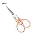 thumbnail image 3 of Uxcell 2pcs Sewing Scissors Stainless Steel Tailor Scissors Durable Scissors Pink, 3 of 6