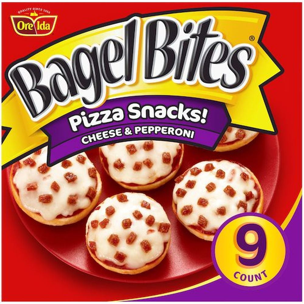 Heinz Pepperoni and Cheese Mini Bagel Bite - Appetizer, 7 Ounce -- 8 per case