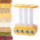 thumbnail image 4 of Contenedor Almacenamiento Alimentos Secos Dispensador Cereales 2/4/6 Mural Transparente para La Del, 4 of 9