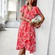 thumbnail image 4 of Vestido de verano Crtynell Rojo S, 4 of 6