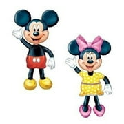 MICKEY & MINNIE Air WALKER AIRWALKER Huge Birthday Party Mylar Helium Balloons by LGP