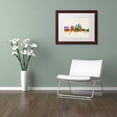thumbnail image 3 of Trademark Fine Art 'Singapore Skyline' Canvas Art by Michael Tompsett, White Matte, Wood Frame, 3 of 4