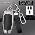 thumbnail image 3 of For Hyundai F 3/4 buttons key case Santa Tucson 2022 NEXO NX4 Atos Prime Solaris Auto Accessories Zinc Alloy Car Key Case Cover, 3 of 26