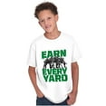 thumbnail image 4 of Football Athlete Earn Every Yard Boys Kids T Shirt Tees Tops Teen Brisco Brands S, 4 of 6