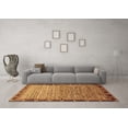 thumbnail image 3 of Ahgly Company Indoor Rectangle Abstract Brown Modern Area Rugs, 3' x 5', 3 of 4