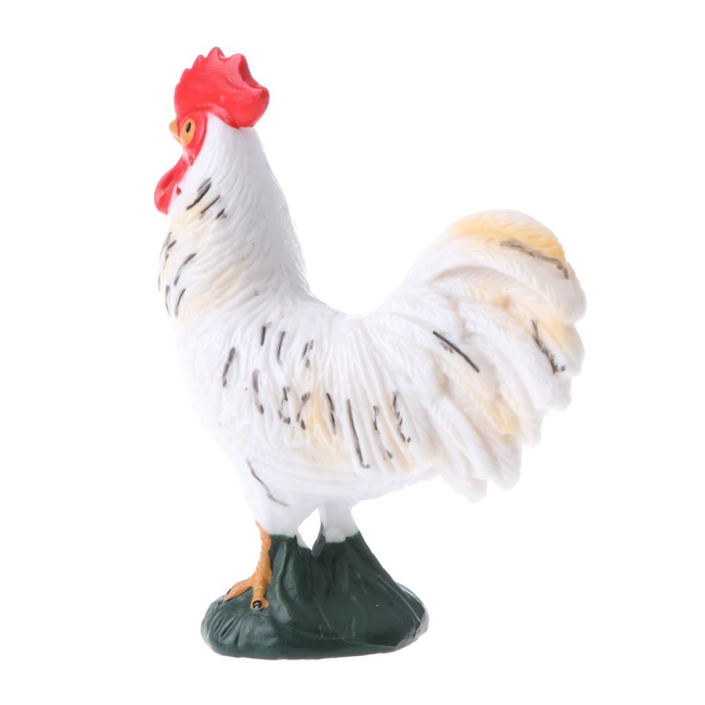 Realistic Rooster Figure Animal Model Figurines Cock Model Kid Toy Gifts new 