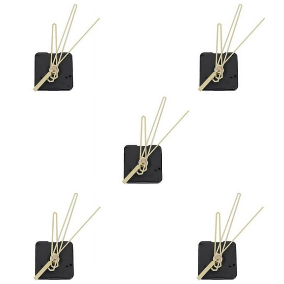 5X Silent Large Wall Clock Mechanism Watch Diy Mechanism Quartz Clock Movement Parts Replacement Repair Clock Parts Set