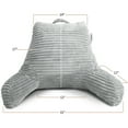 Nestl Backrest Reading Pillow, Back Support Pillow with Arms, Shredded