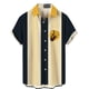 thumbnail image 1 of Mens Manga Corta Botón Abajo Camisas Casual de la Impresión de la Playa Cuello de Vuelta, Botón Tropical Arriba Blusa para Al Aire Libre, 1 of 4