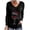 Black, variant on Brilliant Ladies Fashion Casual Print Round Neck Loose Long Sleeve Top Clearance Clothes under $5.00