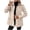 Beige, variant on Otntypg Fall Winter Jackets for Women 2025 Trendy Long Sleeve Lapel Collar Button Down Boyfriend Shackets Coat with Pockets Casual Outwear Tops with Pockets Army Green S