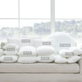 thumbnail image 6 of Ultra Soft White Polyester Microfiber Durable Couch Cushion Fillers, Set of 4 Throw Pillow Inserts, 6 of 6