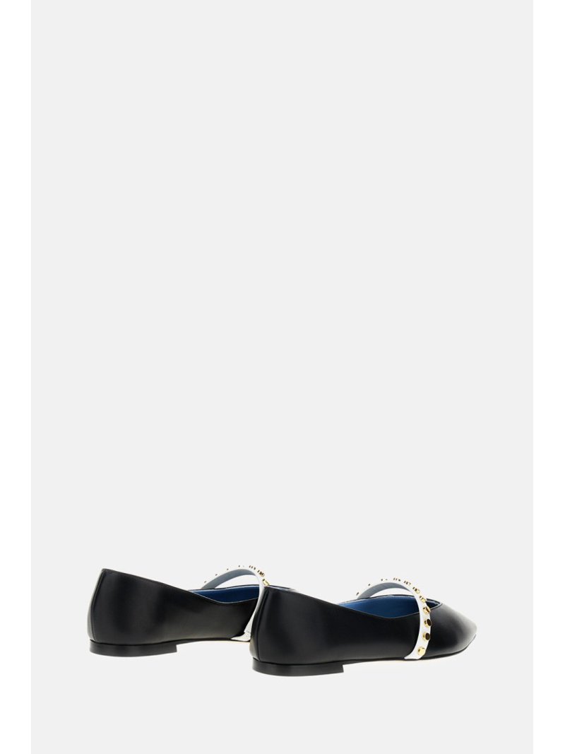 Alexander Mcqueen Pointed Toe Flats With Gold Studded Strap Black (Women's) - Walmart.com Alexander Mcqueen Pointed Toe Flats With Gold Studded Strap Black (Women's) - Walmart.com