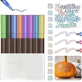 thumbnail image 4 of Dual Line Highlighter, Marker Pen for Highlight Double Line Outline Markers, Shimmer Markers Outline Double Line Metallic Glitter Pens Set for Drawing Writting Coloring (Multicolor), 4 of 4