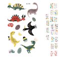 thumbnail image 3 of kurtrusly Cartoon Dinosaur Plant Body Tattoo Sticker Stamping Women Girl Female Temporary Decal Decor, 3 of 6