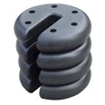 thumbnail image 3 of Z-Shade Tente de Jambe Inclinée à Bouton Poussoir avec un Pack de 4 Poids de Jambe de 5 Lb, Rouge, 3 of 11