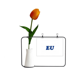 thumbnail image 1 of Abreviatura de Europa Union combinación Tarjeta de jarrón artificial de tulipanes, 1 of 3