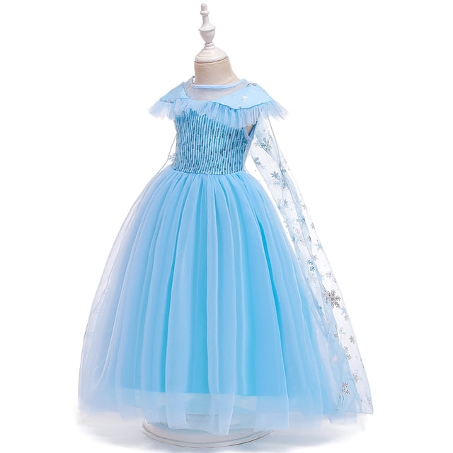 Vestido de verano para niñas, vestido infantil con mangas de malla, lindo y exquisito vestido para niñas