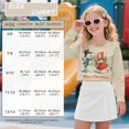 thumbnail image 7 of DISNIMO Girl's Long Sleeve Crop Tops Christmas Snowman Printed Kids Crewneck Pullover Sweatshirt Fashion Loose Cropped Sweatshirt for Teens Youth, 7 of 7