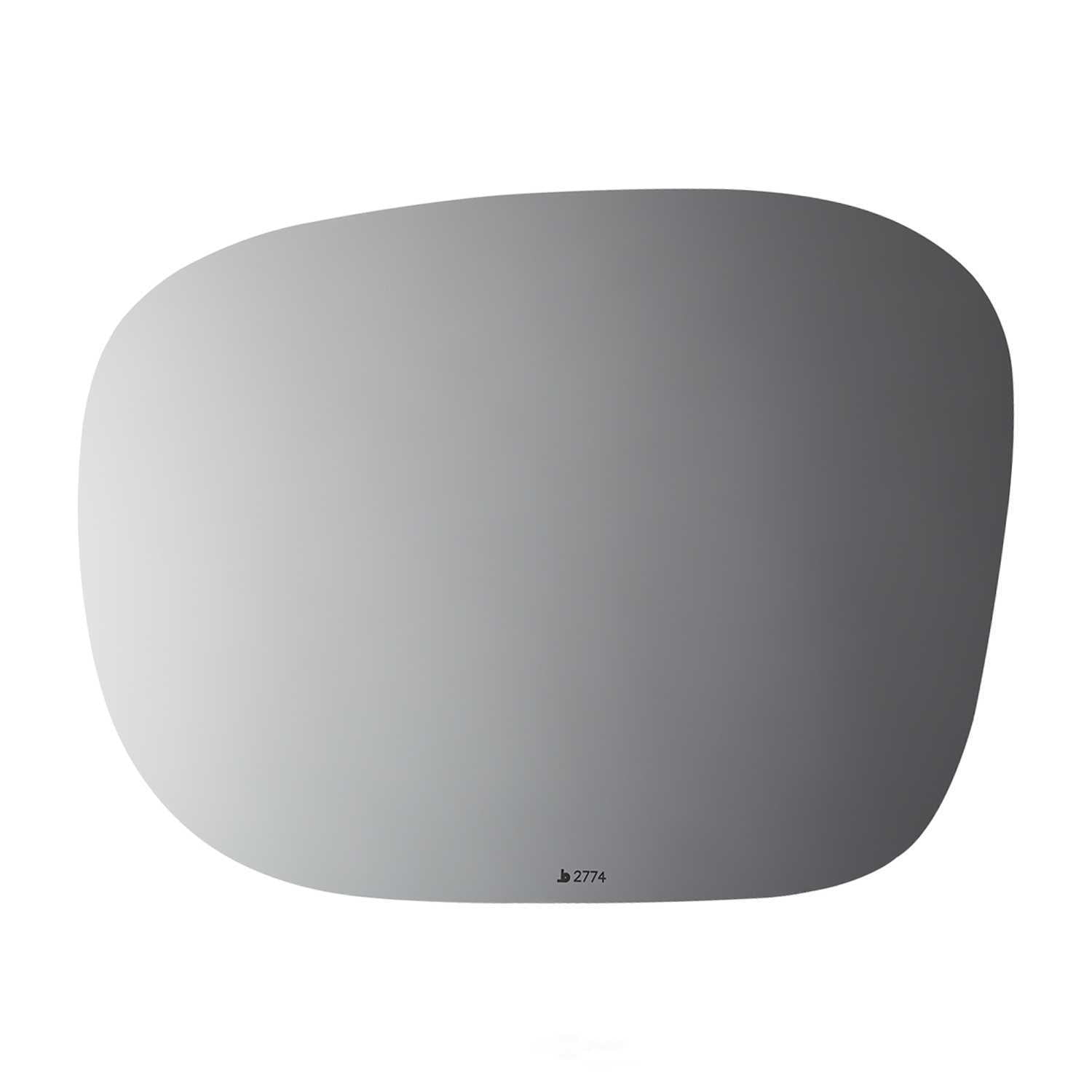 Burco Side View Mirror Replacement Glass - Clear Glass - 2774