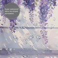 thumbnail image 5 of Shower Curtain, Lavender Blooms Window Waterproof Shower Curtain for Bathroom, Washable Bathroom Shower Curtain Set with Hooks Long Shower Curtain 72x72in Home Decor, 5 of 7
