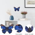 thumbnail image 3 of Decoración de Pared Al Aire Libre Decoración de Mariposas Decoración de Pared de Mariposas de Metal para Valla Pared de Metal para Decoraciones del Hogar Azul, 3 of 5