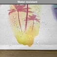 thumbnail image 6 of Ambesonne Tropical Place Mats Set of 4, Palm Trees Seagulls, Standard Size, Pale Yellow Fuchsia, 6 of 6