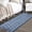 Gray Blue, variant on FairOnly Washable Runner Rug 2' x 6' Tribal Moroccan Accent Rug Boho Geometric Rug for Bedroom Bathroom Laundry Room Hallway, Gray Blue