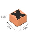 thumbnail image 3 of EGNMCR Mini Portable Square Tide-Play Wireless Bluetooth Speaker Alloy Material HD Sound Quality, Built-in Microphone, Gift, 3 of 6
