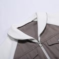 thumbnail image 6 of Wutalume Women Casual Travel Vacation Oversized Long Sleeve Jacket Zip Up Cowboy Casual Outfits Coat, Stylish and Comfortable Outerwear for Adventures,White 2XL, 6 of 6