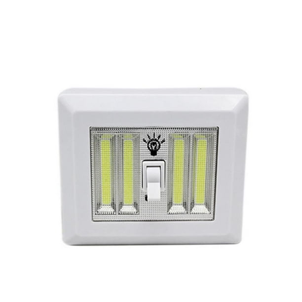Led Cob Luz Nocturna Luz Inalámbrica Magnética 4 * Batería Aaa Armario De Cocina Armario De Garaje Campamento Lámpara De Emergencia 4 * Interruptor Cateissary HA014581-00