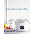 thumbnail image 3 of Yogurt Maker, Automatic Digital Yogurt Maker With LCD Display/Touch Switch, 304 Stainless Steel Yogurt Maker For Home Organic Yogurt, Cheese Maker, Natto Maker, 3 of 7