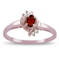 thumbnail image 3 of Star K � Small Oval 5x3mm Genuine Garnet Bypass Ring, 3 of 9