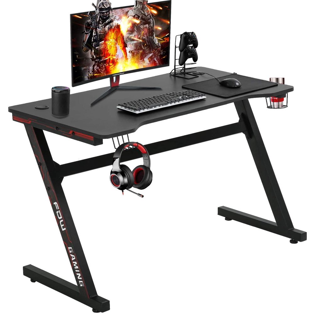 Gaming Desk Computer Desk Office Desk Extra Large Modern Ergonomic PC