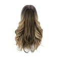 thumbnail image 2 of SUCS Human Hair Wigs For Women Black Color Natural Lace Hair Women's Fashion Wig Brown Synthetic Hairshort Wigs hair Wave W, 2 of 5