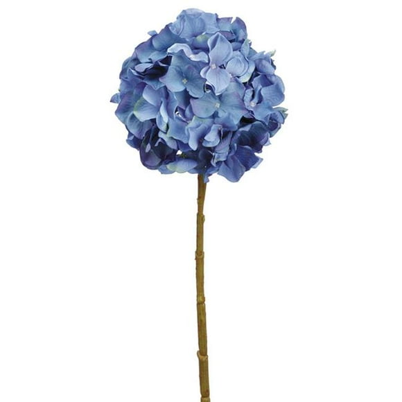 Allstate Floral & Artisanat FSH394-BL Tige de Fleur de Soie Hortensia de 21 Po&44; Bleu - Pack de 12
