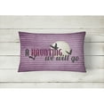 thumbnail image 2 of Carolines Treasures SB3015PW1216 A Haunting we will go Halloween   Canvas Fabric Decorative Pillow 12H x16W multicolor, 2 of 3